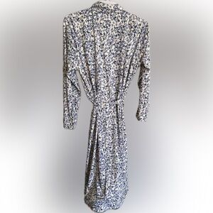 Eloquii Elements Floral Print Wrap Dress SZ18